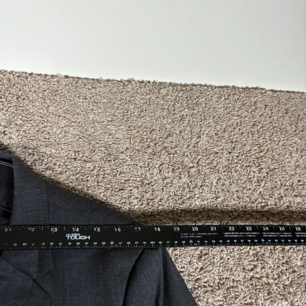 Banana Republic Mens 44R Tailored Slim Fit Grey Wool Blend Blazer Jacket